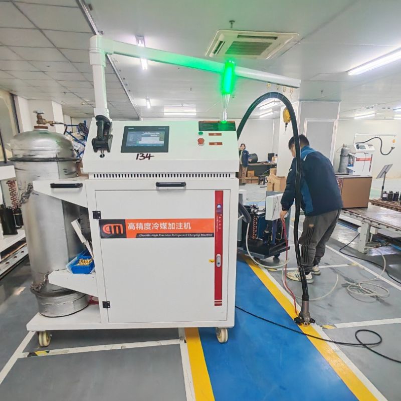 ChunMu CM8600 High-Precision Refrigerant Charging Machine Boosts Tianer Machinery Productivity