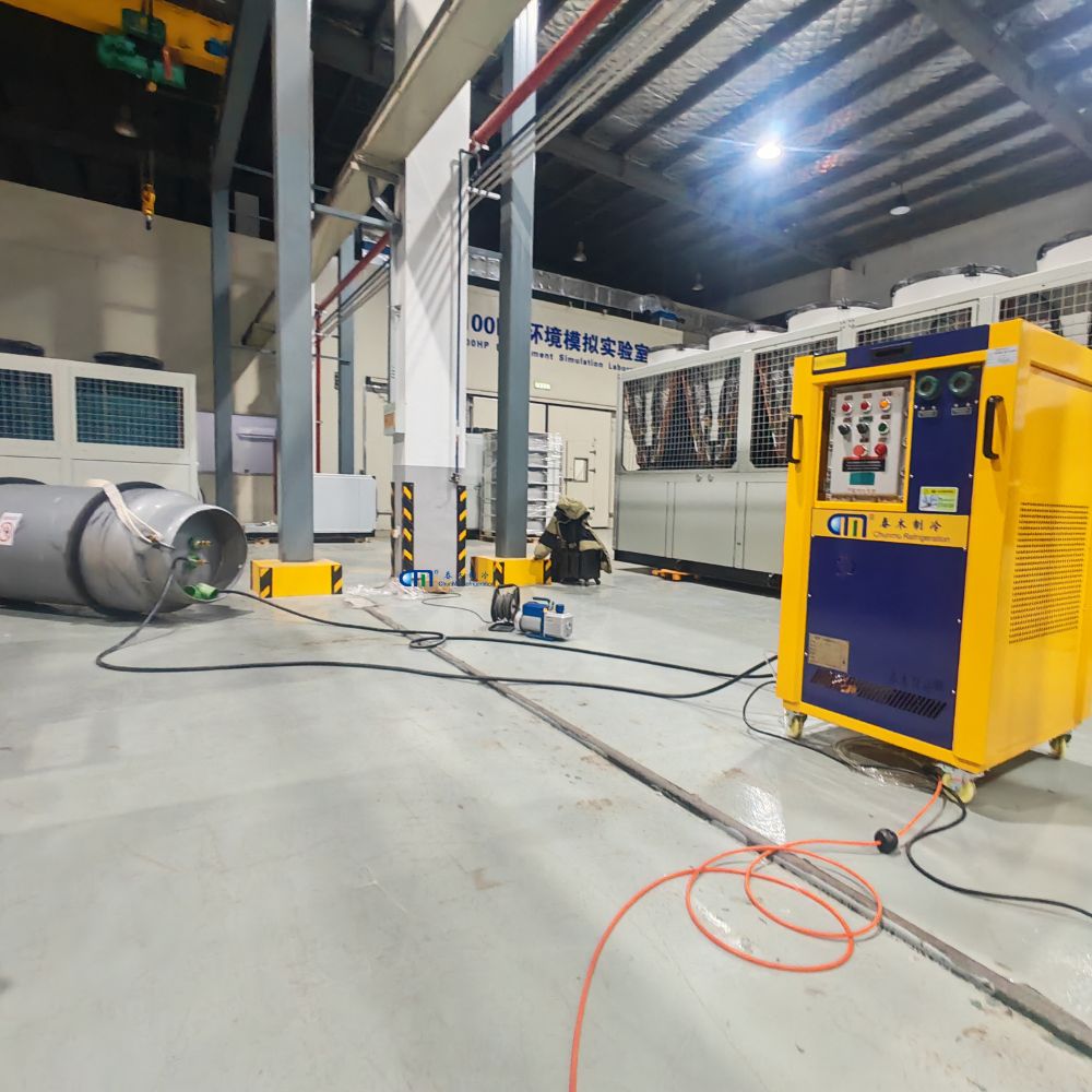 Jiangsu Sujing Adopts ChunMu CM-V400 Oil-free Explosion-Proof Refrigerant Recovery Machine